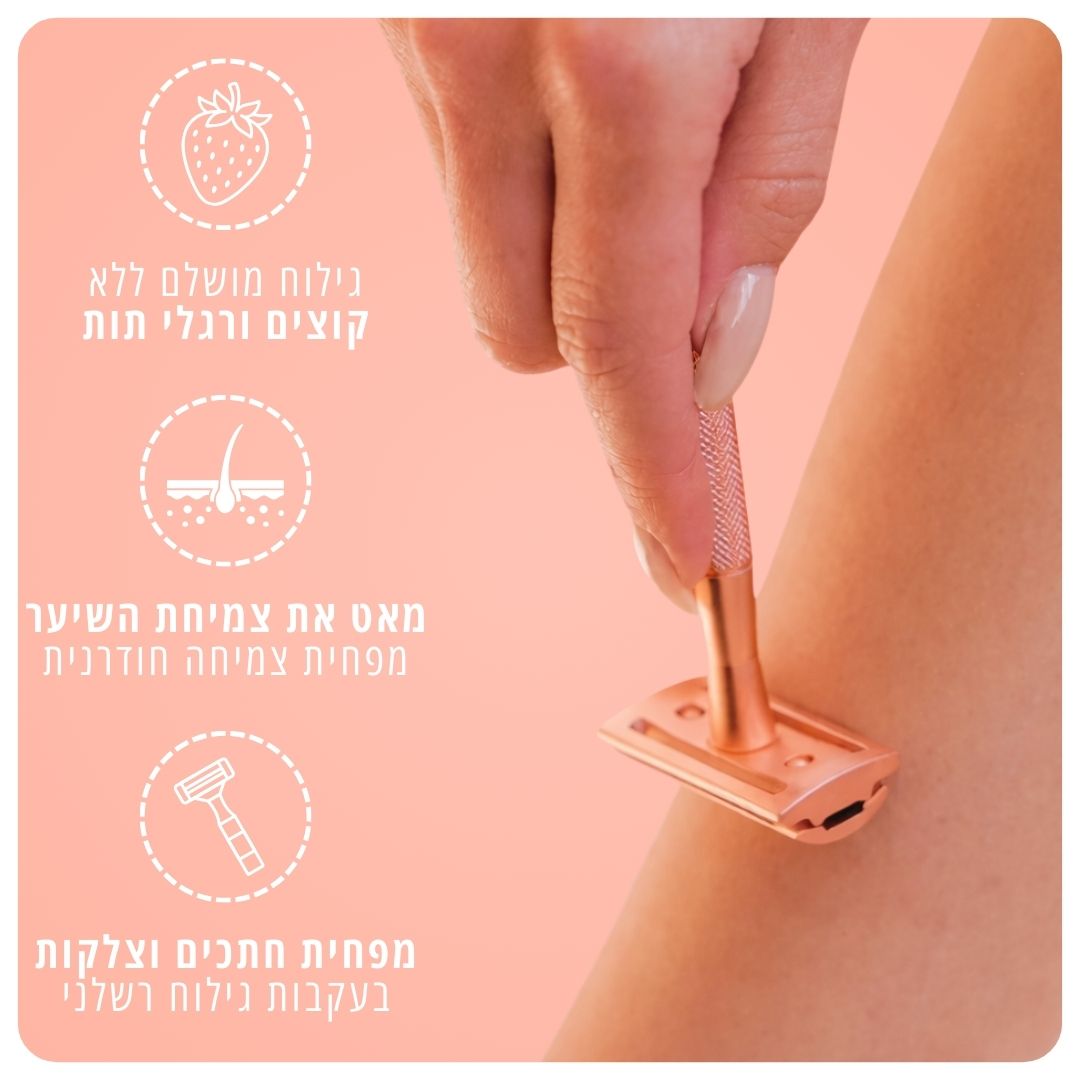 Myne - ערכת גילוח בטיחותית למניעת גירוי וחתכים